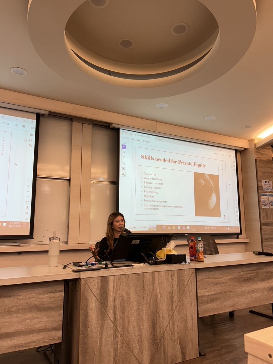 請置入：張綺真客座副教授演講實況